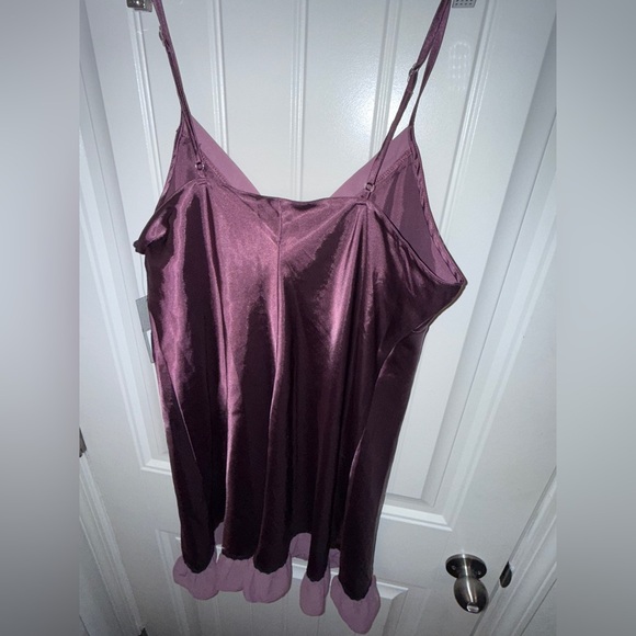 Apt. 9 Deep Purple Satin Chemise - Picture 10 of 11